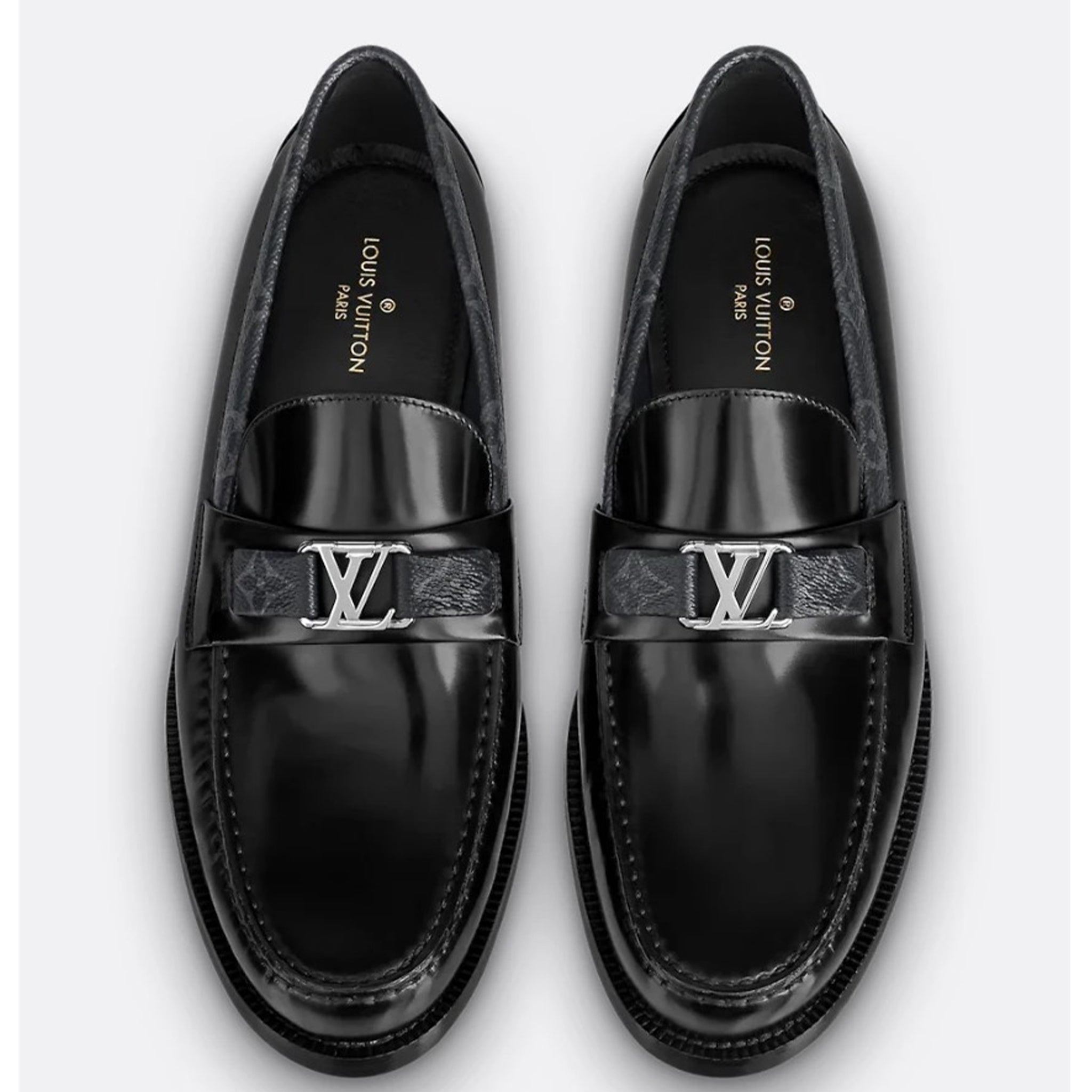 LV Major Moccasin Black - Jango Mall