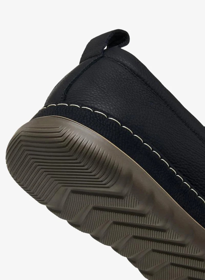 Le Confort Men's Leather Loafer Black