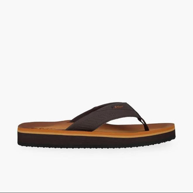 Lee Cooper Men Slip-On Thong Slippers Brown Nw251016