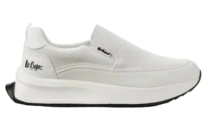 Lee Cooper Men's Slip-Ons White