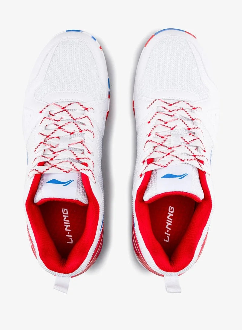 Lining Aero Flow Badminton Shoes White