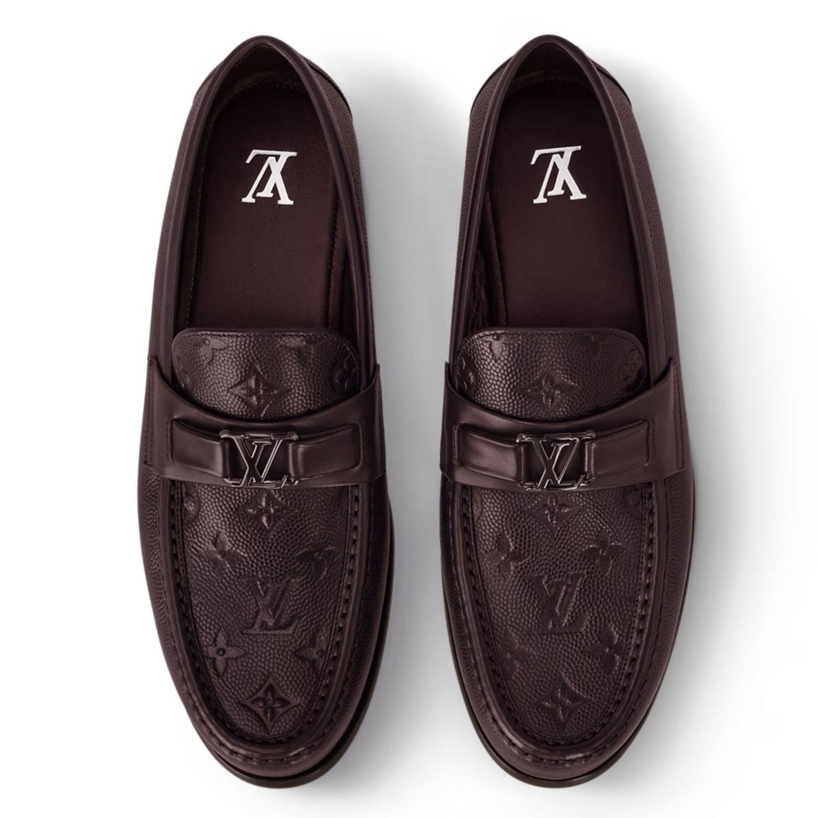 Major Monogram-embosse Brown Loafer