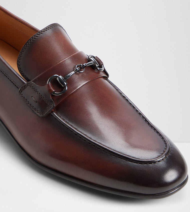 Aldo MARVIN Metal Accent Loafers Tan alt3