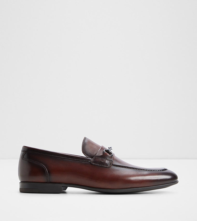 Aldo MARVIN Metal Accent Loafers Tan