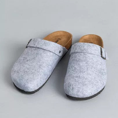 Max Buckle Accent Slip-On Mules