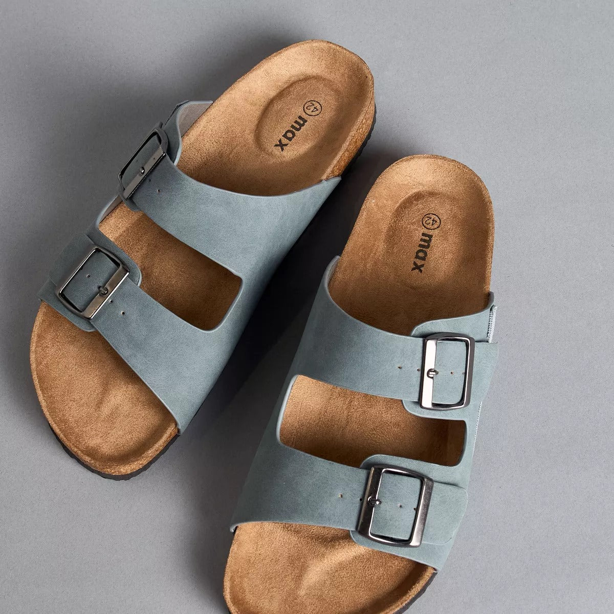 Max Buckle Detail Slip-On Sandals for Men