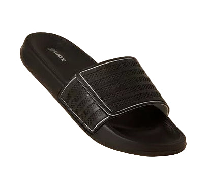 Max Textured Slides Black for Men
