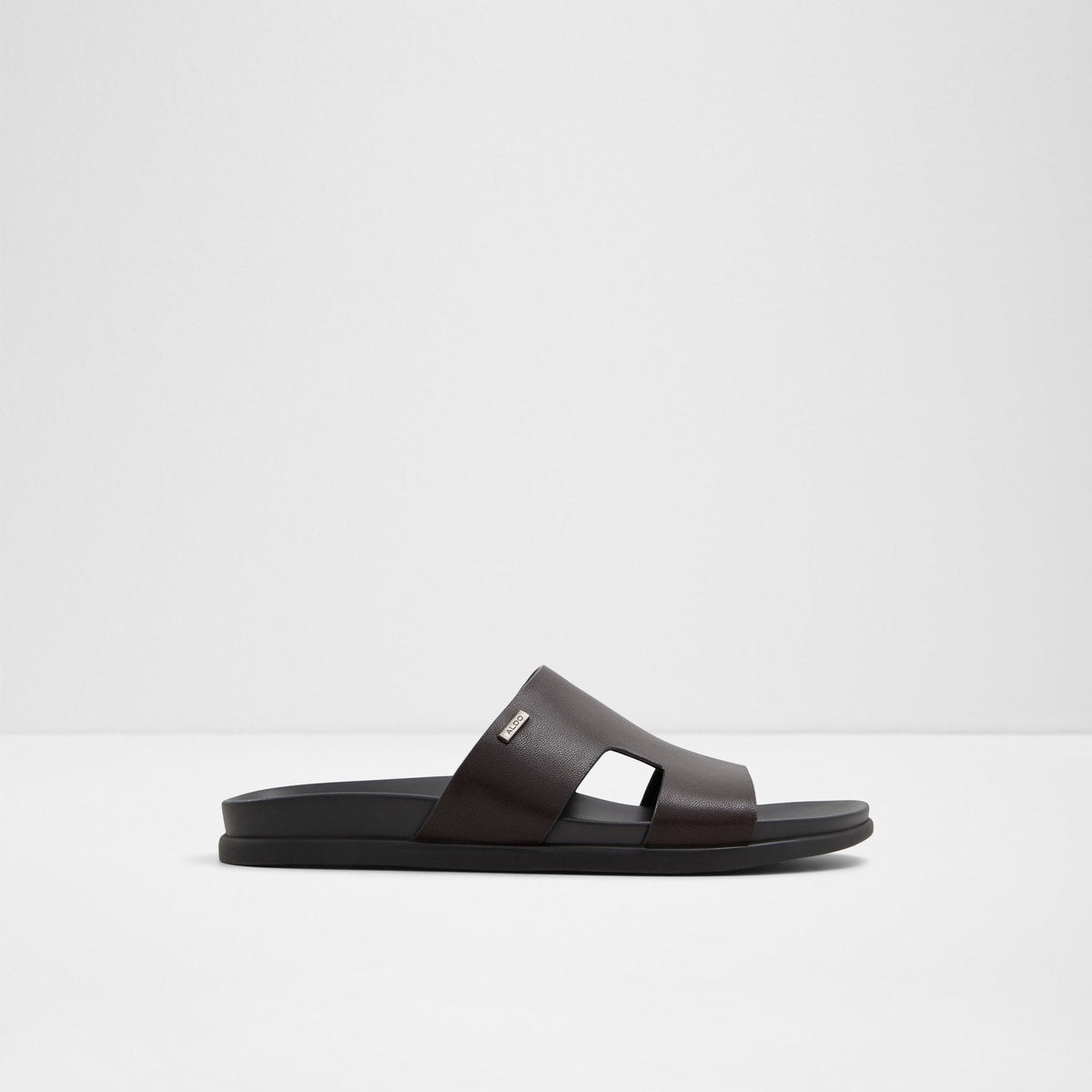 Aldo Mondi-In Flat Sandals Dark Brown