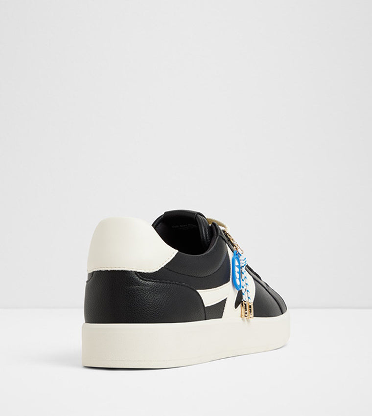Aldo MTL72 Patterned Low-Top Sneakers - Black alt