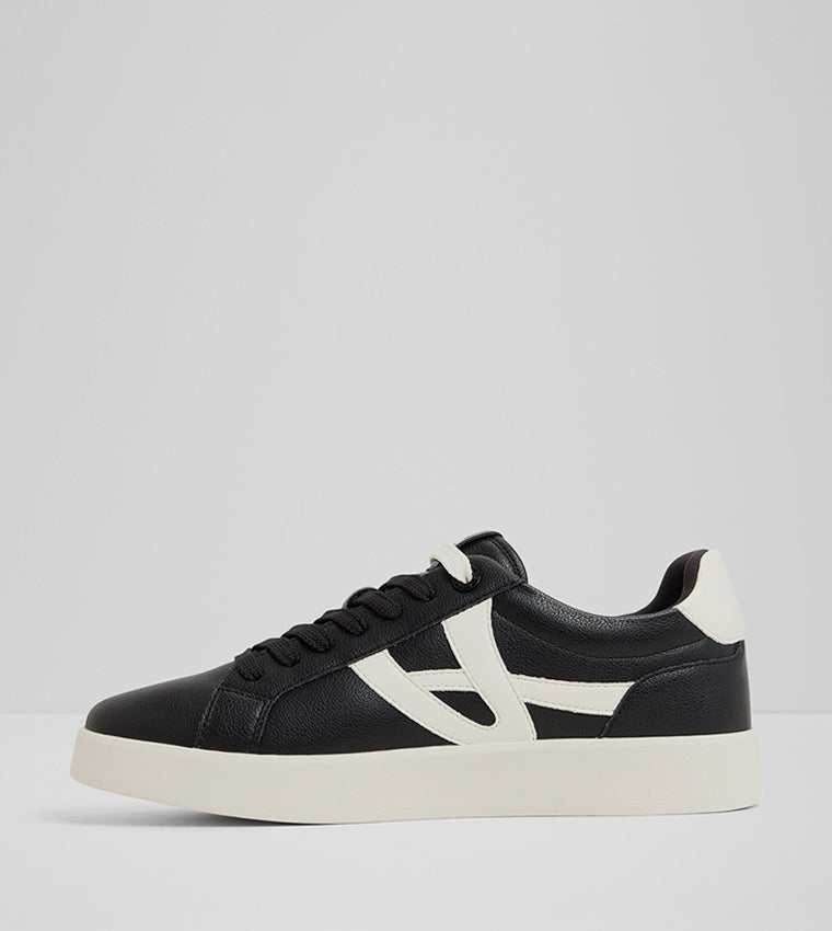 Aldo MTL72 Patterned Low-Top Sneakers - Black alt