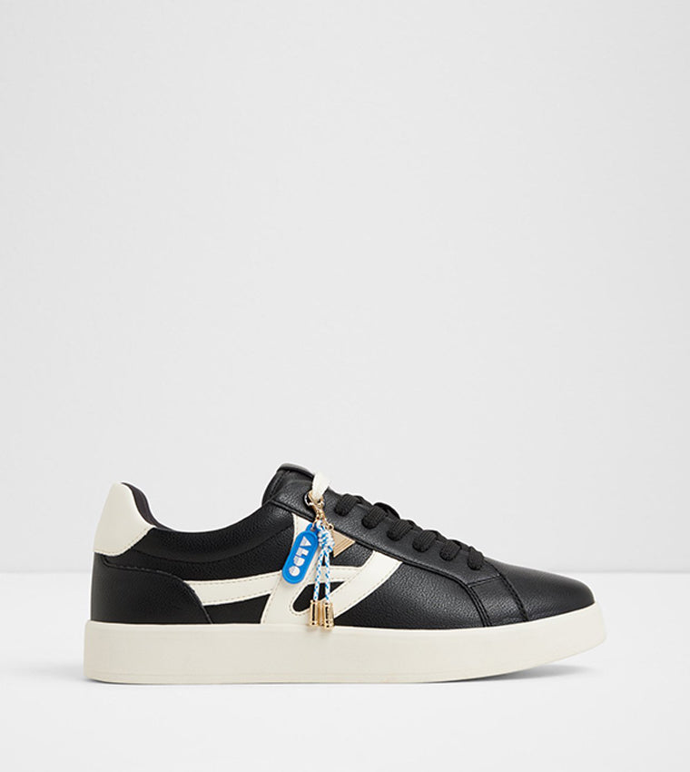 Aldo MTL72 Patterned Low-Top Sneakers - Black