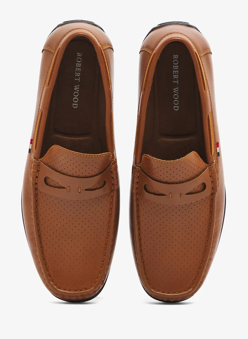 RobertWood Casual moccasins  Tan