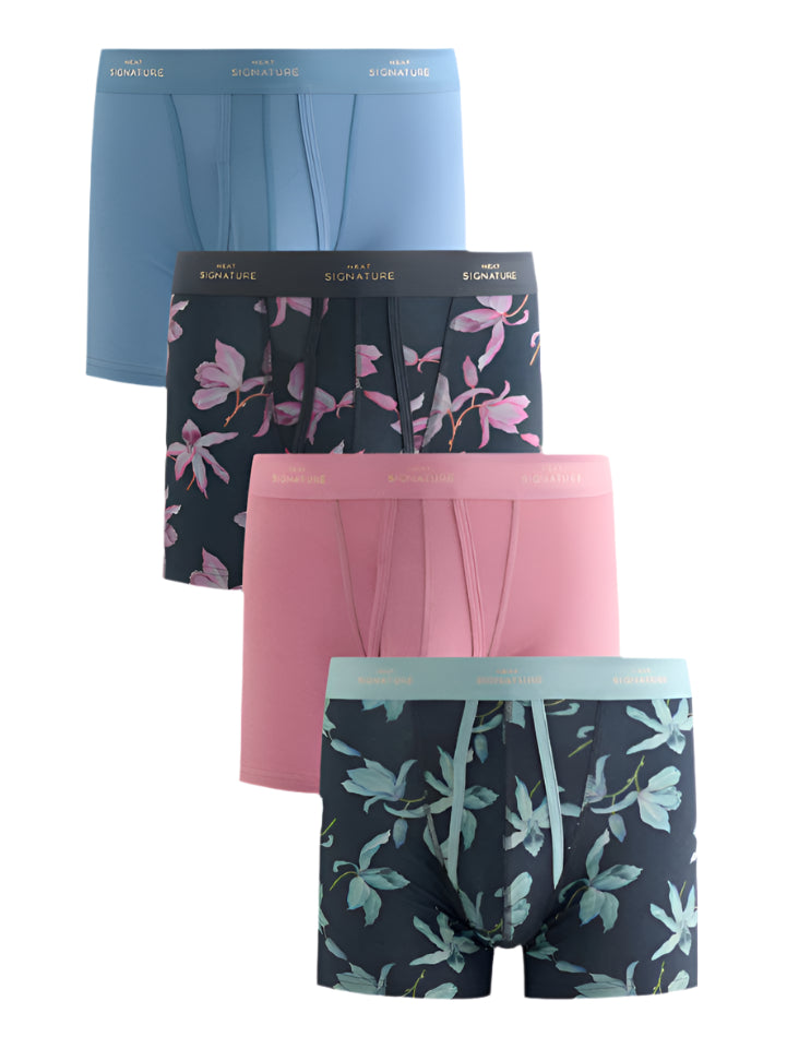 Next Kew Collection Floral Print Signature A-Fronts 4 Pack