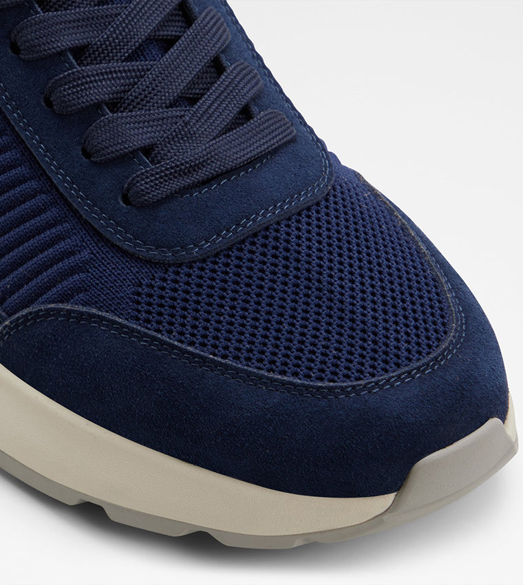 Aldo NICCO Textured Round Toe Lace Up Shoes Navy alt 4