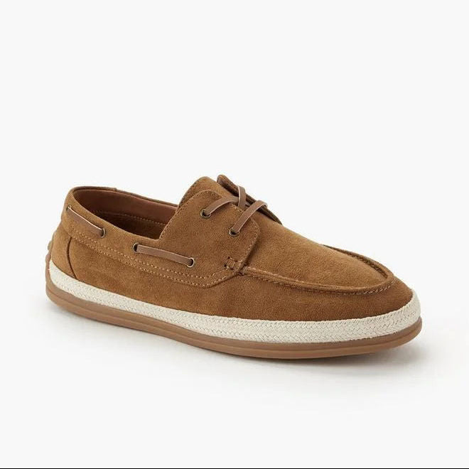 Peppermint Men Lace-Up Espadrille Boat Shoes