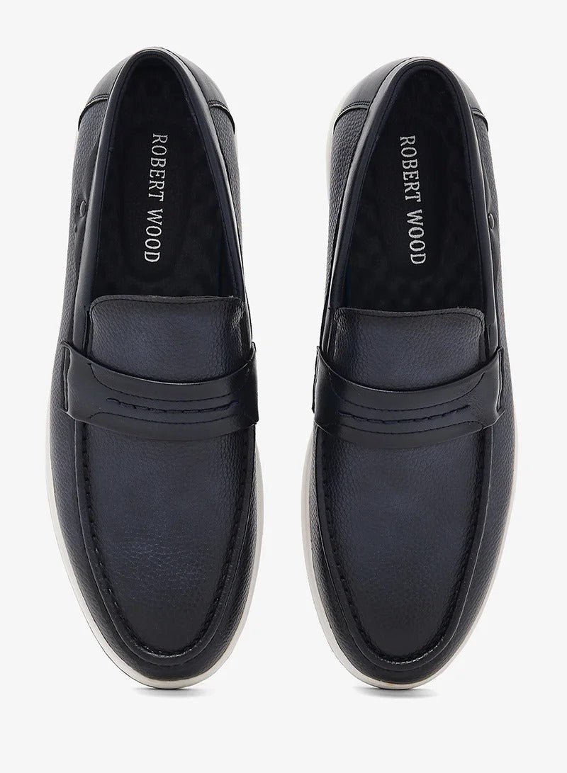 Robert Wood  Casual Loafers Navy
