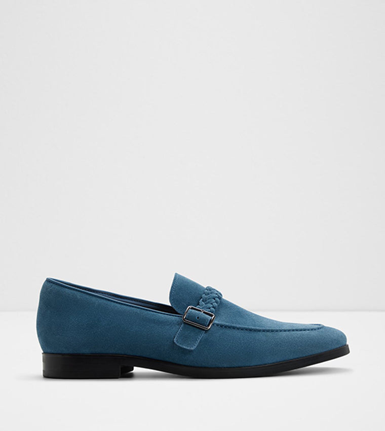 Aldo Ringo Braided Strap Loafers Blue - main