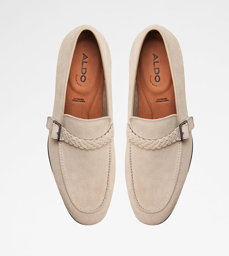 Aldo Ringo Braided Strap Loafers Beige - alt5