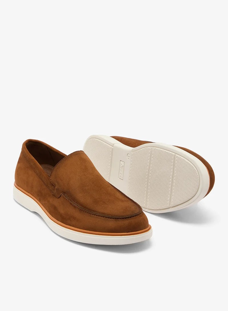 Robert Wood Casual Slip Ons Brown