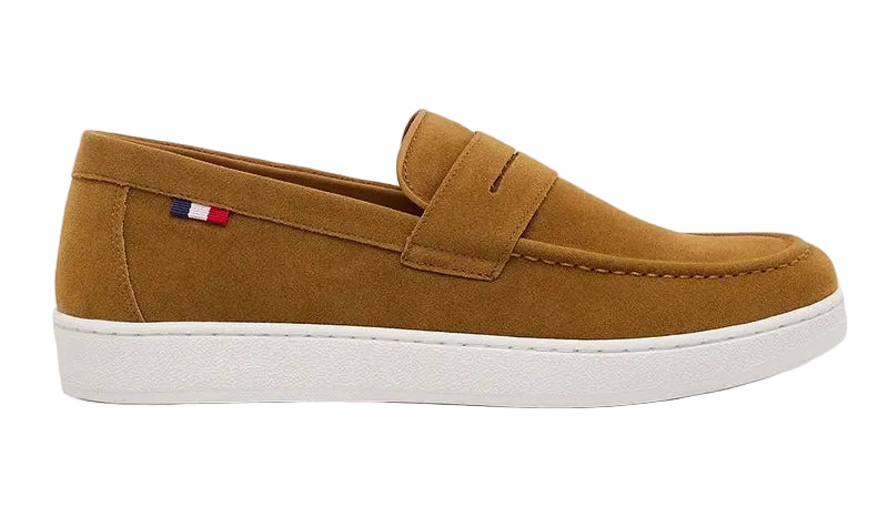 Robert Suede Casual Mocassin Almond