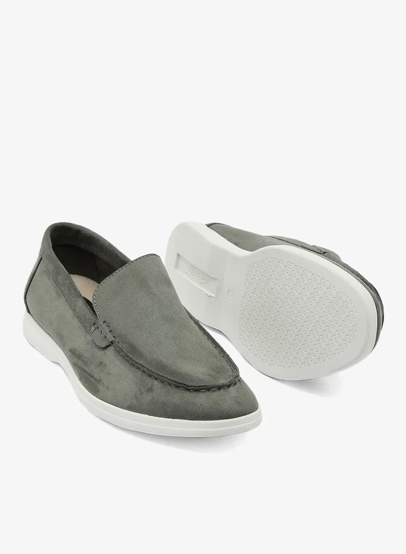 Robert Wood Casual Slip-Ons Green