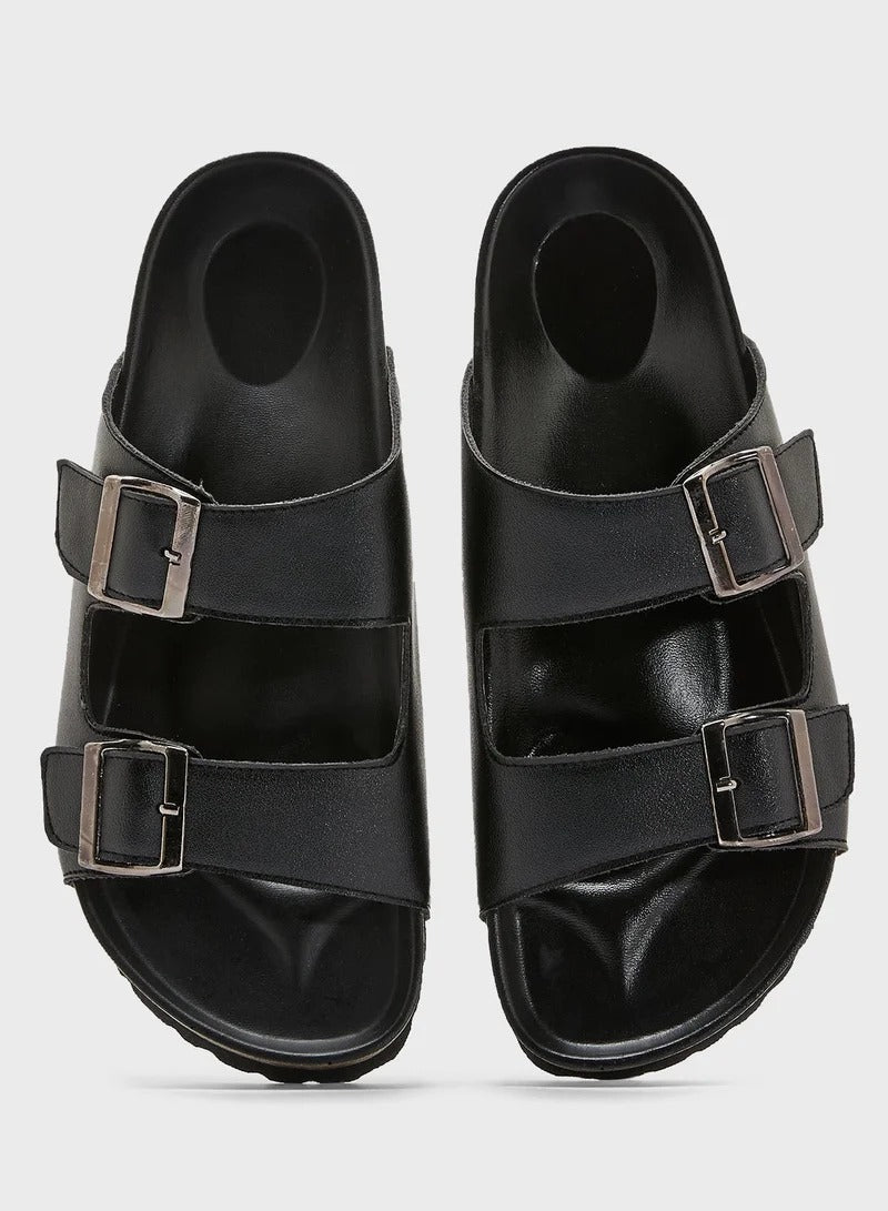 Robert Wood Casual Buckle Sandal