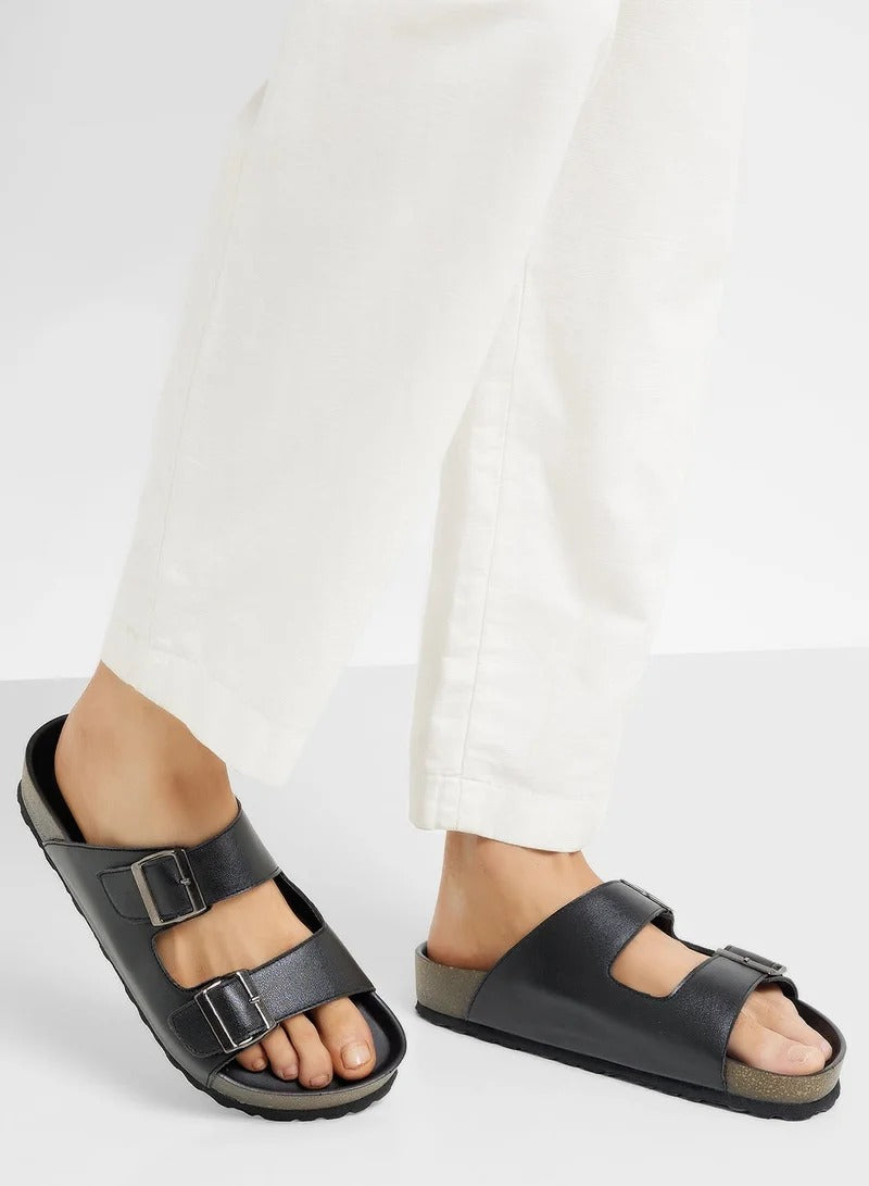 Robert Wood Casual Buckle Sandal