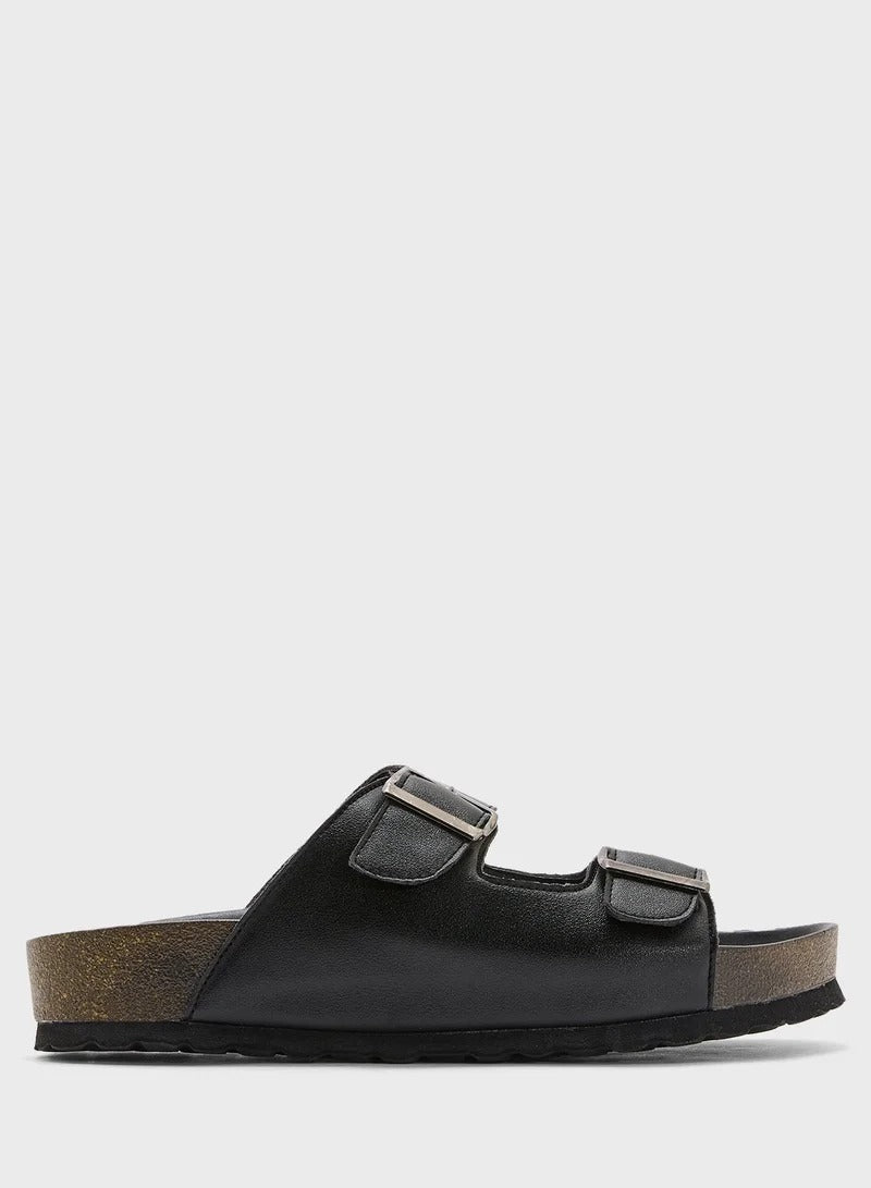 Robert Wood Casual Buckle Sandal