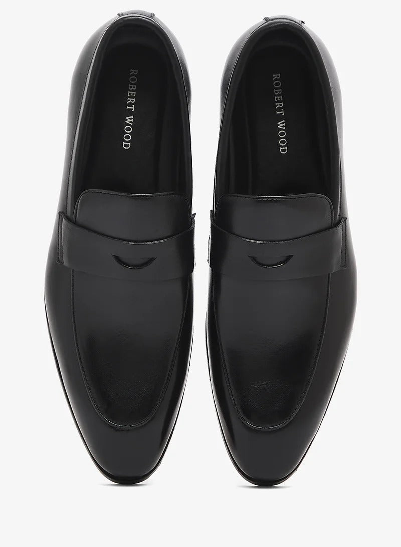  Robert Wood Genuine Leather Formal Slip Ons