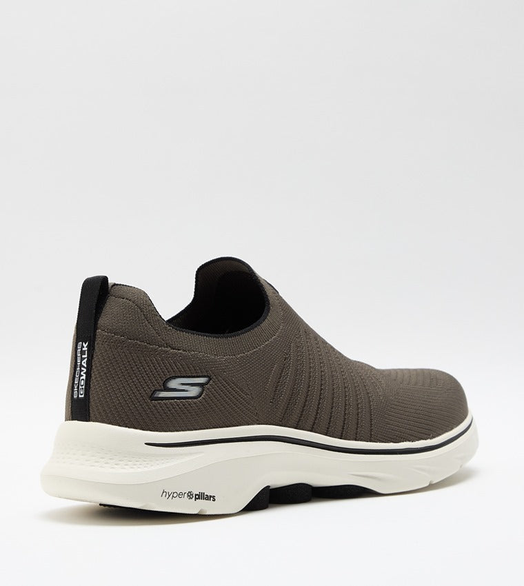 Skechers Go Walk Slip-on Shoes Olive Green - Jango Mall