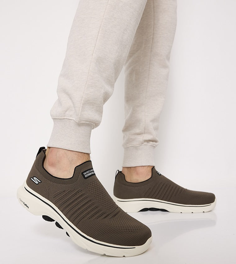 Skechers Go Walk Slip-on Shoes Olive Green - Jango Mall