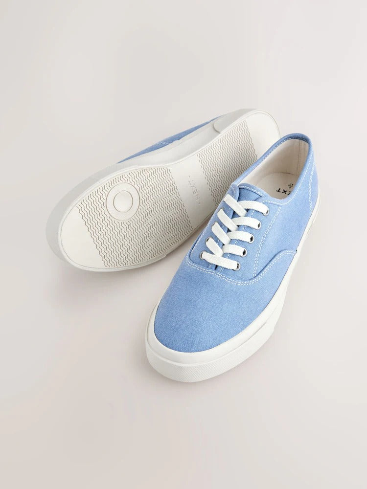 NEXT Canvas CVO Trainers Blue