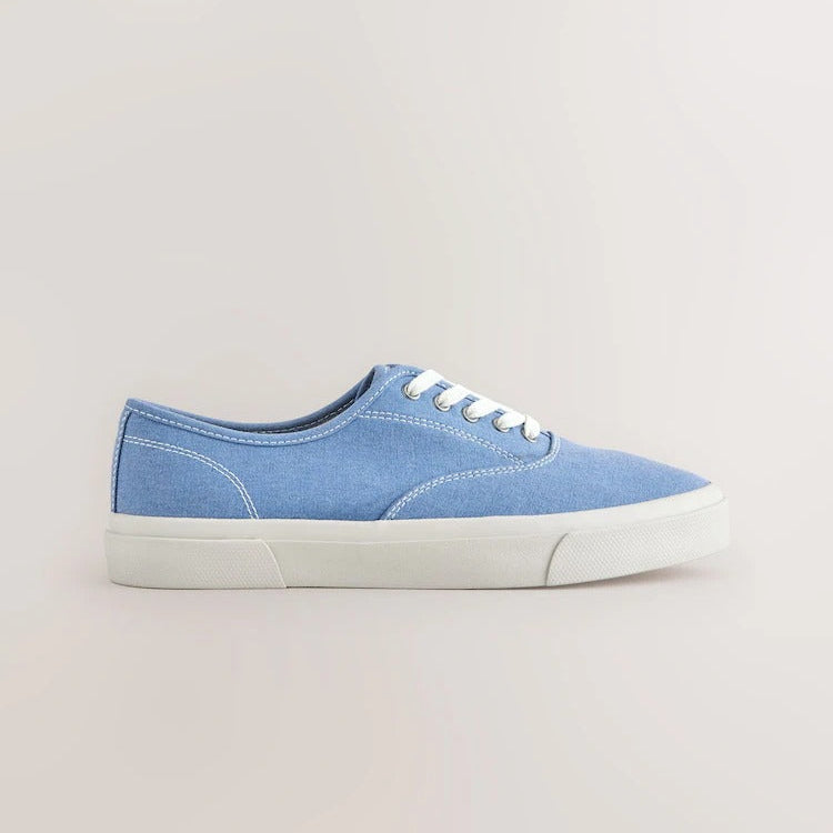 NEXT Canvas CVO Trainers Blue