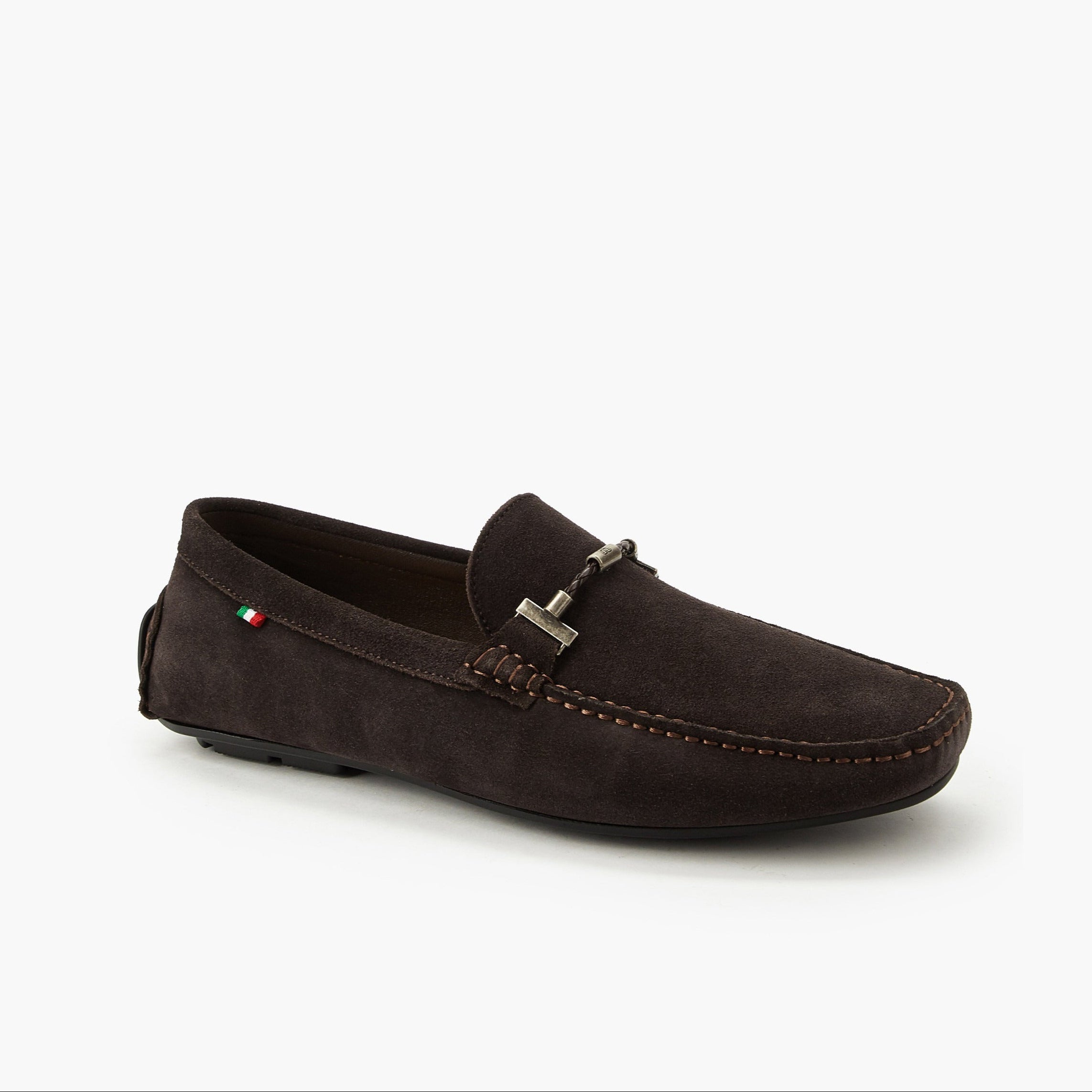 Renzo Ruganni Suede Leather Loafers Brown