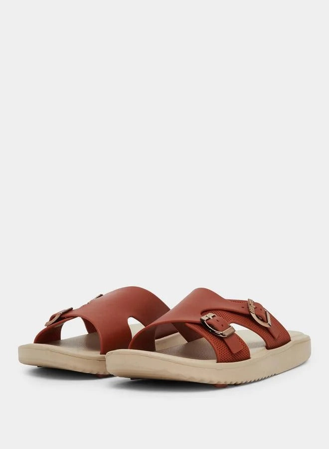 Styli Bucke Slide Sandal Red Men