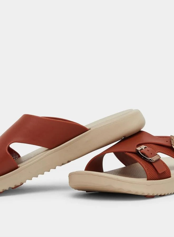 Styli Bucke Slide Sandal Red Men