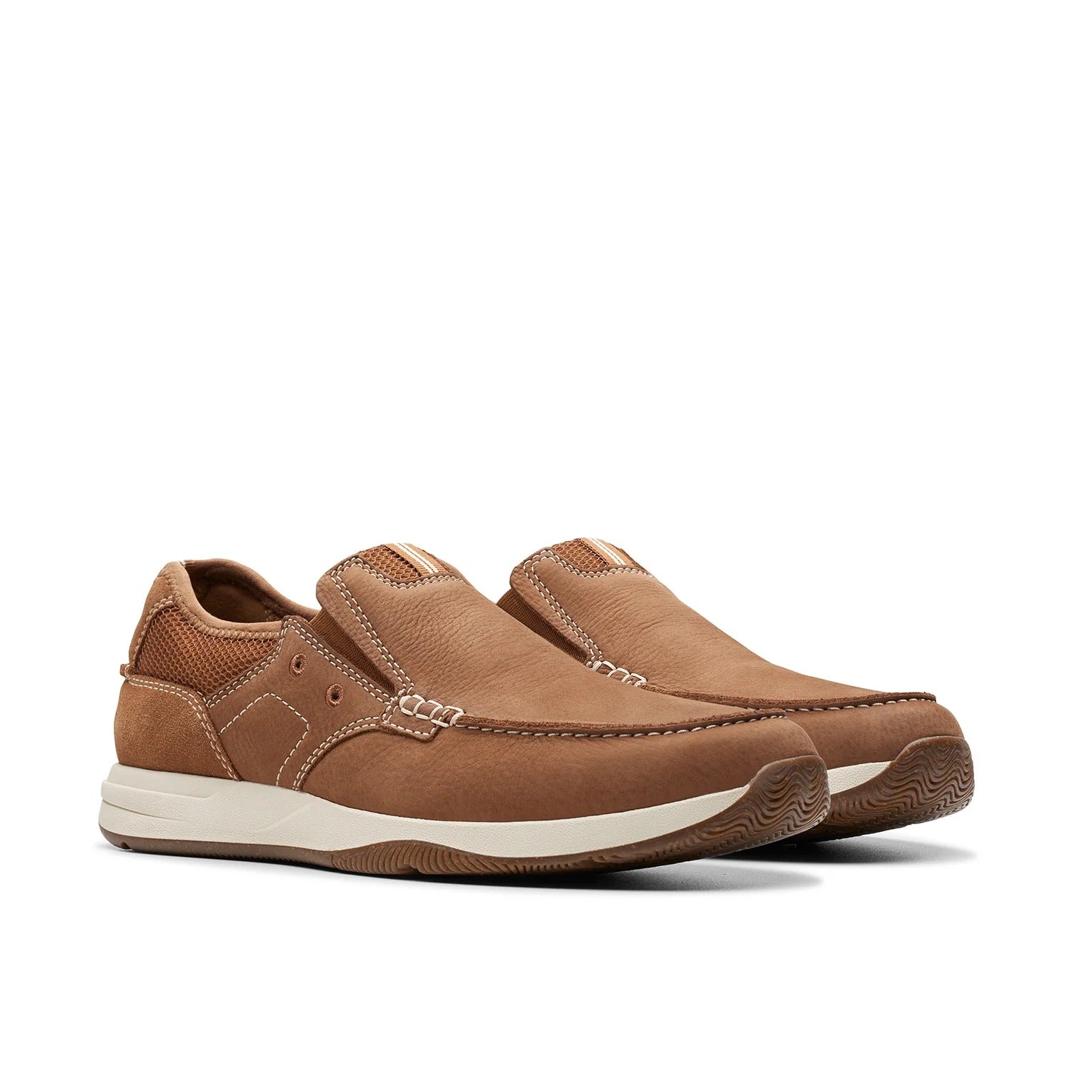 Clarks Mens - Sailview Step Ligth tan Nubuck