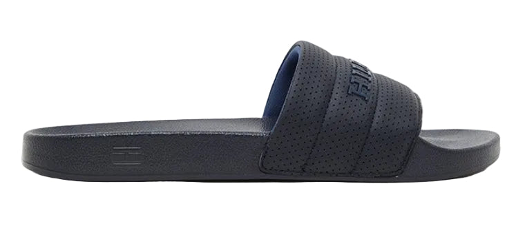 Men Pool Slides by Tommy Hilfiger Blue