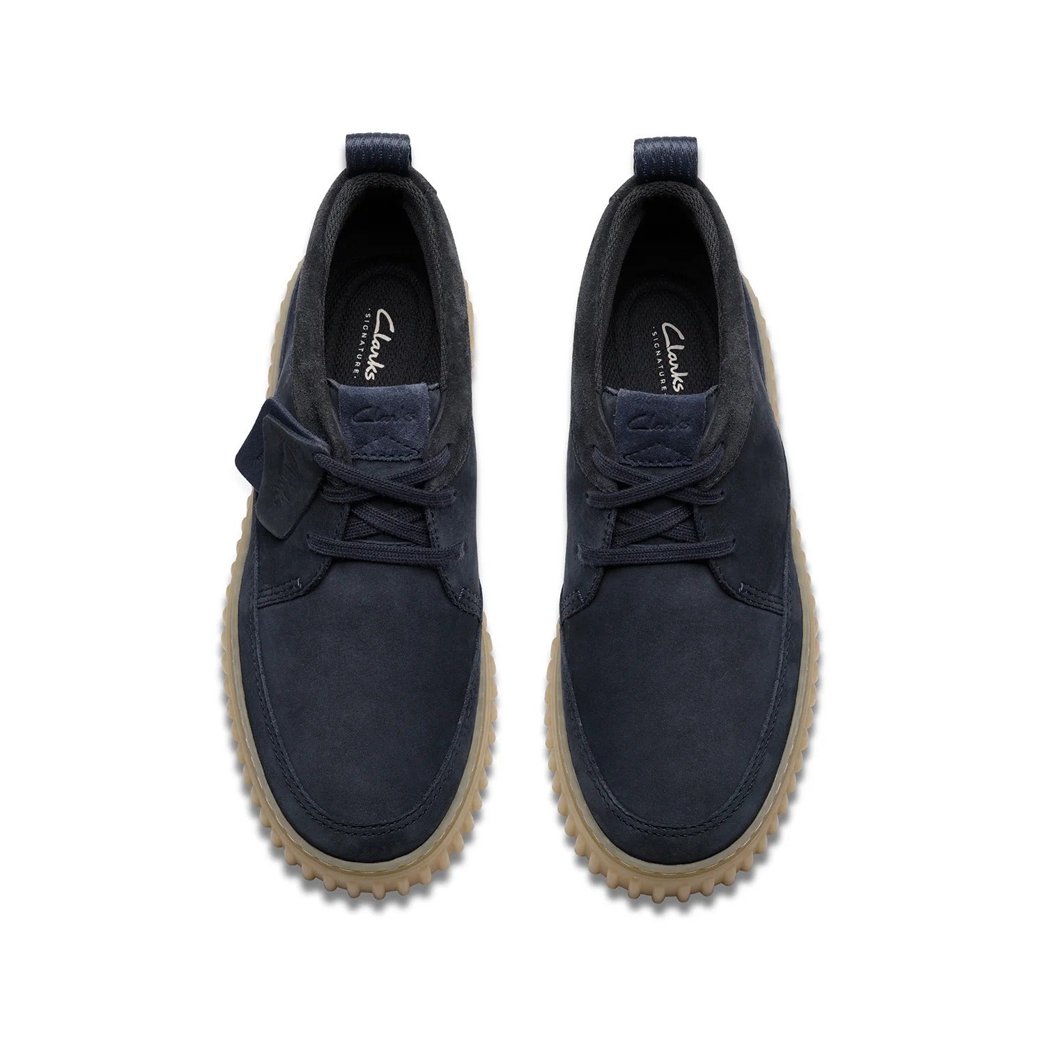 Clarks Tor Collection Men’s Navy Suede Lace-Up Shoes | Size 9.5 MENS CLARKS TORHILL HI (BLUE SUEDE) main image 3
