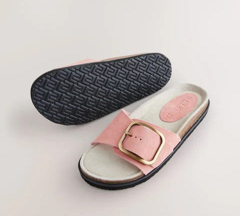 Next Footbed Sandals for Women-Pink
