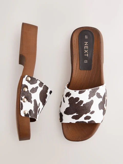 Next Studded Clog Mule Sandals for Women 