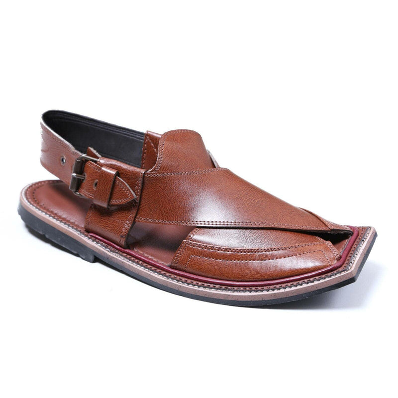 Rich Brown Peshawari Chappal - Jango Mall