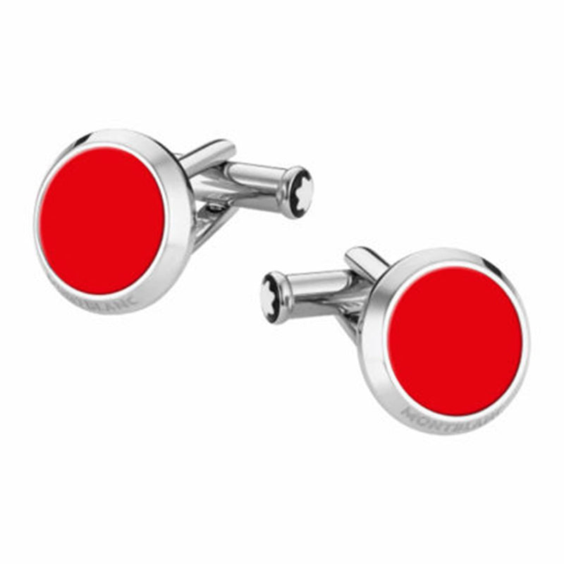 Montblanc Stainless Steel Round Cufflinks